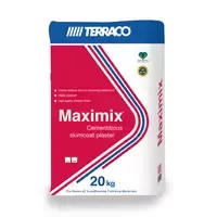 ปูนฉาบบางผสมโพลิเมอร์ Maximix เกรดพรีเมี่ยม สีเทา ขนาด 20 กก.