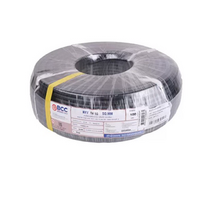 สายไฟ NYY 1x10 ตร.มม. สีดำ BCC 100 เมตร