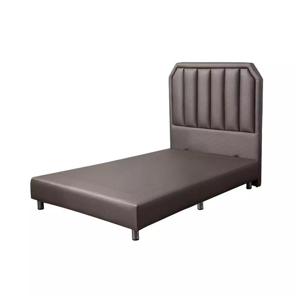ฐาน+หัวเตียง LUXE 3.5FT GREY HLS (1213991)-1