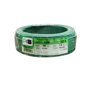 สายไฟ IEC01 THW 1X2.5X100 ม. สีเขียว-1