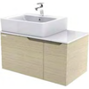 American Standard CONCEPT 800 wall-mounted under-sink cabinet, SHIMO ASH color, CLBF800-SAAF.
