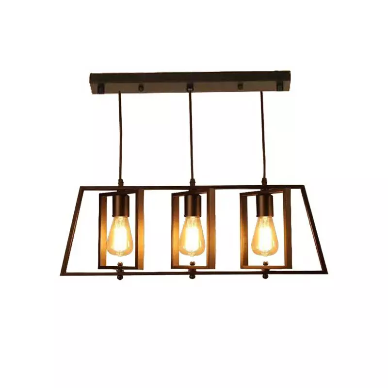 โคมไฟระย้า LIGHT รุ่น 06-ML-12394 สีดำ STAR-1