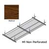Hook On Aluminum Ceiling R-H200 Metalworks Walnut 1350x450 mm M1 Non Perforated