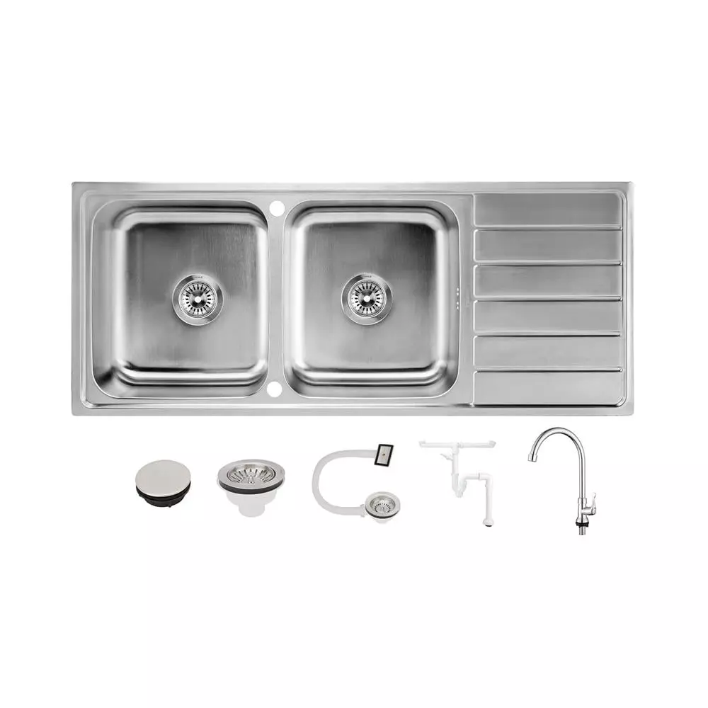 SINK BUILT 2B1D HAF ECONO 495.39.424 120 (1193726)-1