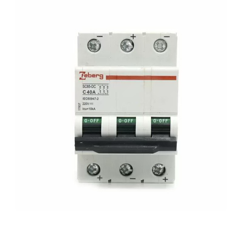 เซอร์กิตเบรกเกอร์ยุโรป 3P 40A รุ่น DC12V-1
