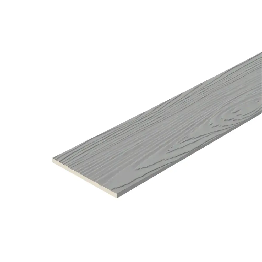 ไม้ฝาเฌอร่า 6 นิ้ว รุ่นขอบตรง ผิวลายสัก สีเทาโมเดิร์น (15x400x0.8 ซม.) PAS108154001331-1