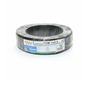สายไฟ IEC01 THW 1x2.5 ตร.มม. สีดำ 100 เมตร NNN-1