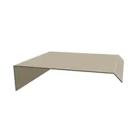 Gable Trim-Curve Metal Sheet BlueScope ZACS Cool Girth 610 mm. Peanut Butter AZ70 0.47 mm. Length 3.1 m.