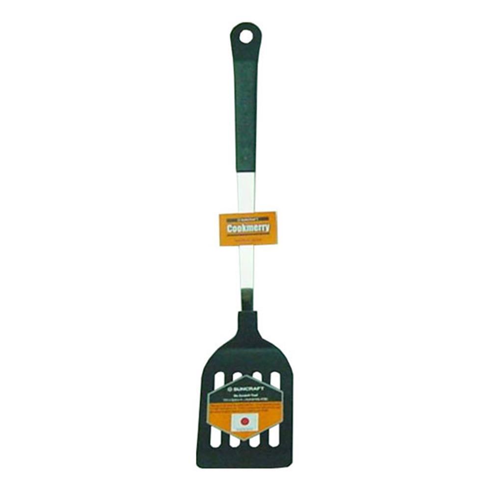 ตะหลิวมีร่องไนลอนPENGUIN COOKMERRYด้ามดำ (274645)-1