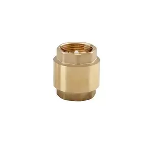 เช็ควาล์วสปริงทองเหลือง รุ่น HN3037-1 ขนาด 1 นิ้ว สีทองเหลือง-1