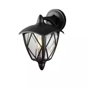 โคมไฟติดผนังภายนอก PP 1 หลอด รุ่น 1012D สีดำ DECOS-1