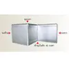 Aluminum Wall Trunking AP-100 Corner PVC Gray