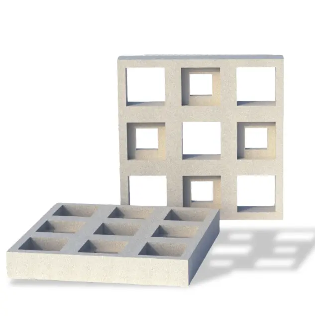อิฐบล็อกช่องลม Q-CON รุ่น PIXXA ขนาด 60x60x9 ซม.-1