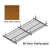 Hook On Aluminum Ceiling R-H200 Metalworks Dark Cherry Wood 1200x600 mm M1 Non Perforated