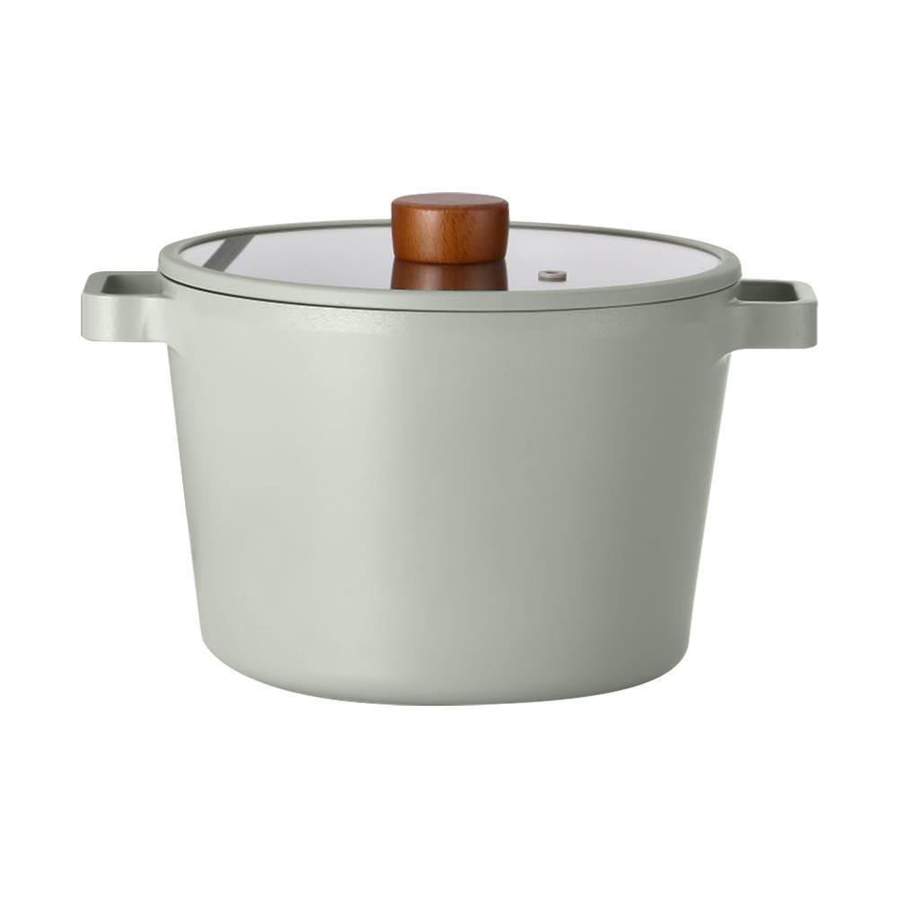 DEEP POT/ LID 22cm FIKA NEOFLAM M-GREEN (1215022)-1