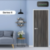 Melamine Door MDF iDoor S6 Cinereo Oak 3.5x80x200 cm Pattern 01