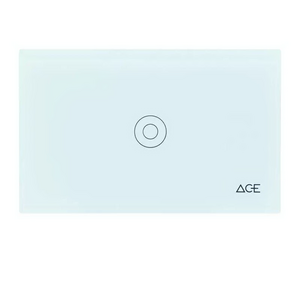 สวิทซ์ทางเดียว ระบบสัมผัส 1 ปุ่ม รุ่น SWW01 สีขาว-1