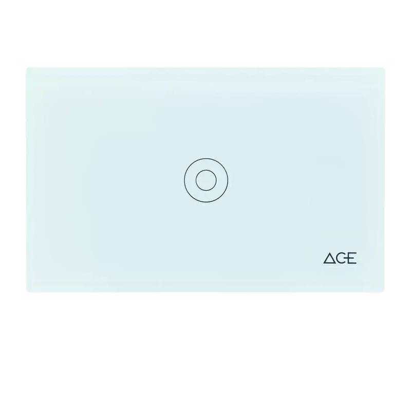 สวิทซ์ทางเดียว ระบบสัมผัส 1 ปุ่ม รุ่น SWW01 สีขาว-1