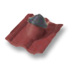 SCG Concrete Elabana Red Flashed Pipe Vent Set-