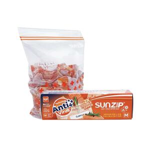 ถุงซิป SUNZIP ANTI VIRUS M 17.8cmx20.3cm (1175589)