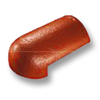 กระเบื้องหลังคาคอนกรีต CT Gran Onda ตราเพชร ส้มหางนกยูง ครอบโค้งหางมน 212EH001102