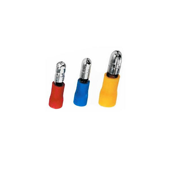 หัวเสียบตัวผู้ รุ่นกลมหุ้ม รุ่น F 2.5B (แพ็ค 10 ชิ้น) สีน้ำเงิน-1