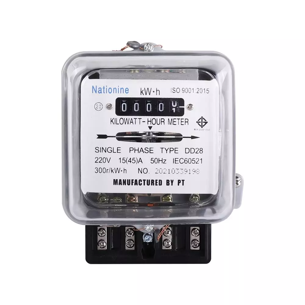มิเตอร์ไฟ 15/45A DD28 1 เฟส 2 สาย NATIONINE (1128235)-1