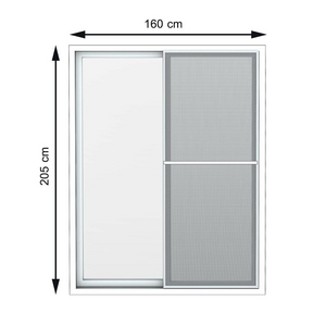 ประตู UPVC มุ้ง S-S TAKESHI สีขาว 160x205CM (1207768)-1