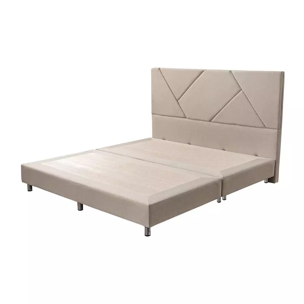 ฐาน+หัวเตียง SCARLETT 5FT CREAM HLS (1193986)-1