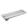 CT644Z4P(HM) รางน้ำทิ้งกันกลิ่นสำหรับท่อพีวีซี ขนาด 2-3.5 นิ้ว (หน้าแปลน 5.7 × 18.9 นิ้ว)