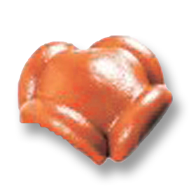 ครอบโค้ง 4 ทาง กระเบื้อง CT ตราเพชร Gran Onda ส้มวรารักษ์ 212XP002801-