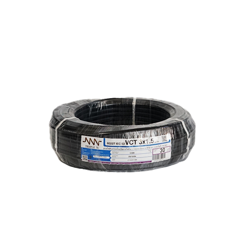 NNN Electric Wire 60227 IEC 53 (VCT) 3x1.5 30M-1