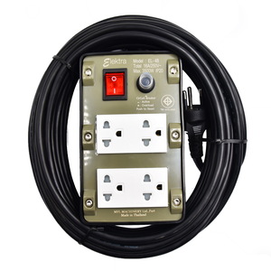 บล็อคยาง4x4พร้อมสายVCT3x1.5Sqmm 10M ELEK (1143950)