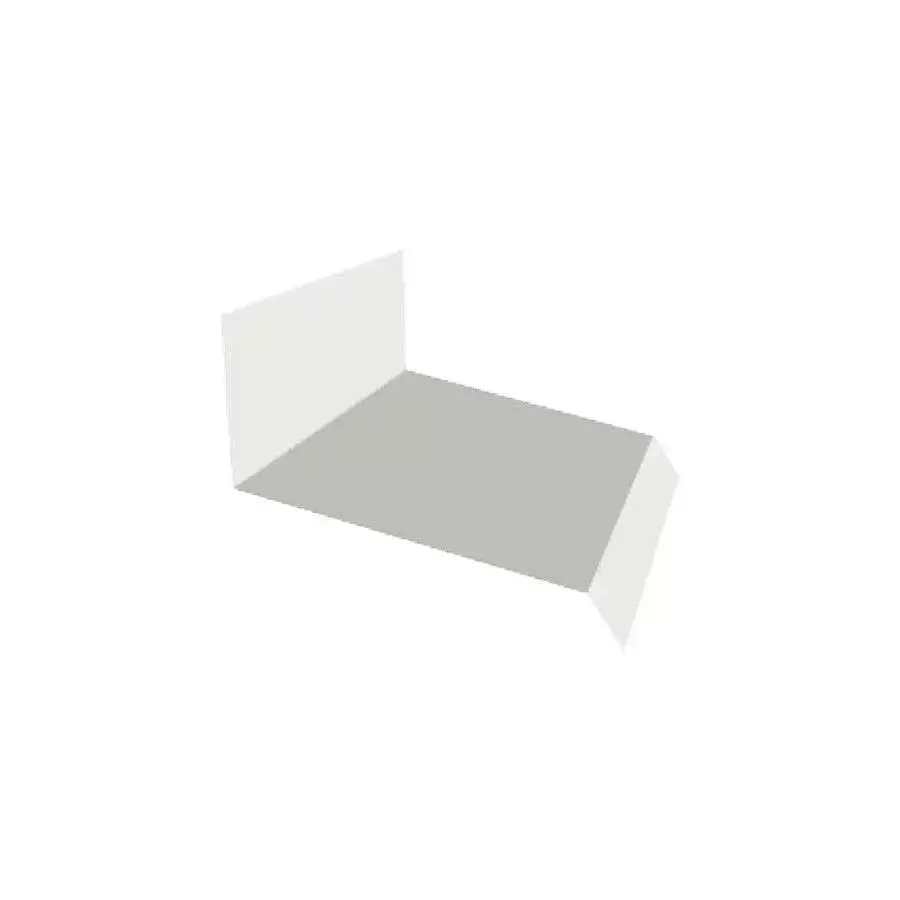 End Wall Flashing Type 1 Metal Sheet BlueScope ZACS Cool Girth 304 mm. Asian White AZ70 0.35 mm Length 3.1 m.-1
