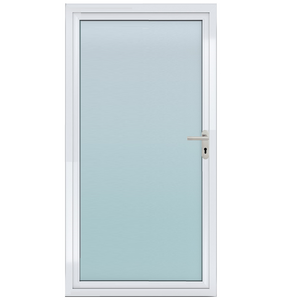 ประตู UPVC บานเปิดขวา TAKESHI สีขาว 100x205CM (1217867)-1