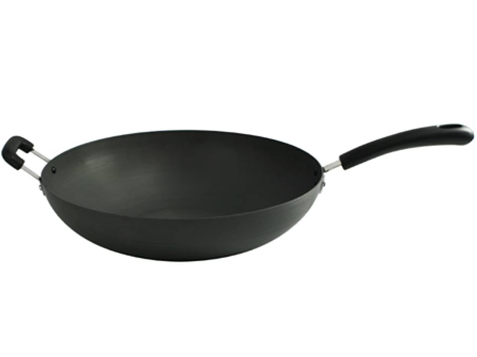 กระทะลึก 36cm ด้าม HARD ANODIZED SEAGUL (1115035)-1