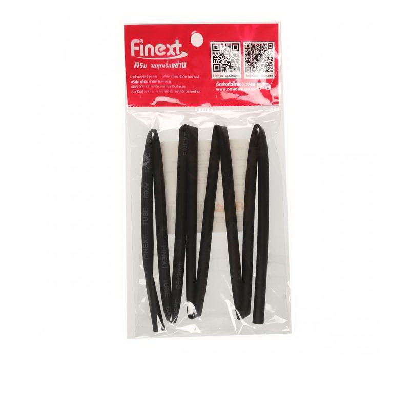ท่อหด N6.0 HSBK 6.0 มม. ยาว 1 เมตร สีดำ-1