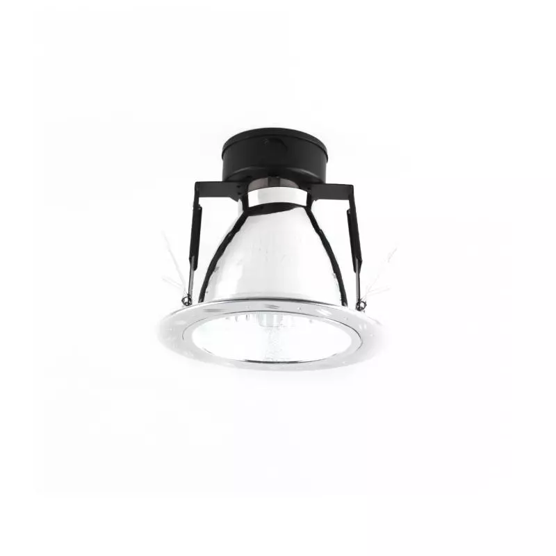 ดาวน์ไลท์ 4 นิ้ว แบบฝัง หน้ากลม รุ่น DH-SN4001 สีเงิน FINEXT-1