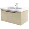 American Standard NEO MODERN 80V wall-mounted under-sink cabinet, SHIMO ASH color, CLBF80V-SAAF.