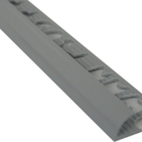 คิ้ว PVC ชาละวัน พลัส 8 มม. 2 ม. สีเทาพิราบ (1125981)