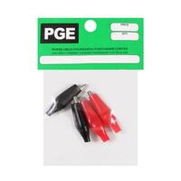 ปากคีบจระเข้ PGE เล็ก ดำ/แดง (53615)