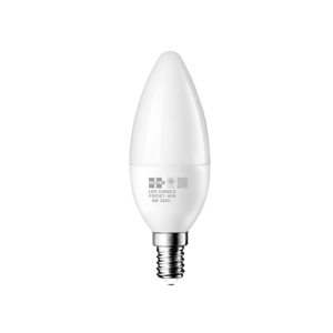 หลอดไฟ LED E14 6 วัตต์ วอร์มไวท์ หลอดจำปา HI-TEK (1067590)