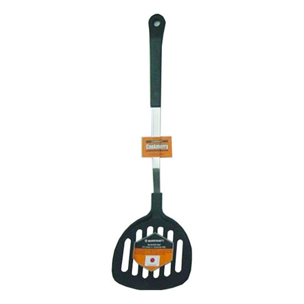 ตะหลิวมีร่องไนลอน PENGUIN COOKMERRY ด้ามสีดำ (274644)-1