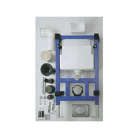 COTTO C96257 หม้อน้ำซ่อนกด T 3/4.5 ลิตร มีเฟรม+ปุ่ม / Concealed Tank T Frame 3/4.5 L 8852425723888