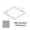 Galvanized Steel Ceiling Vector Metalworks White 500x500 mm M10 Standard Perforated
