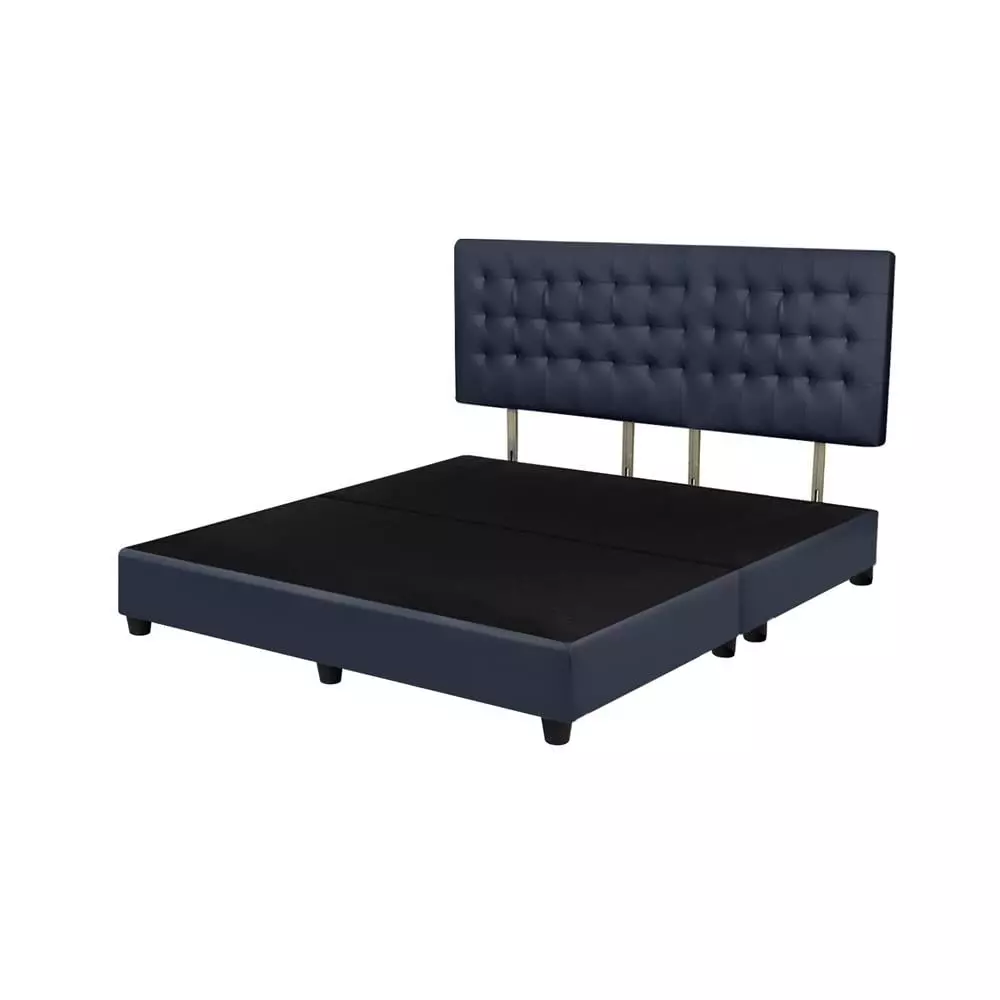 ฐาน+หัวเตียง MUNICH 6FT NAVY HLS (1173487)-1