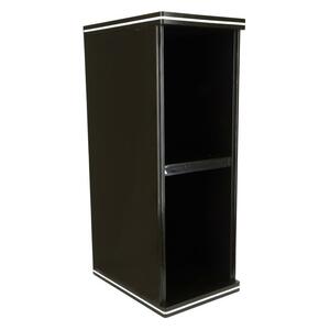 Two-tier corner cabinet CABIN 35x66cm. Black. (1103385)-1