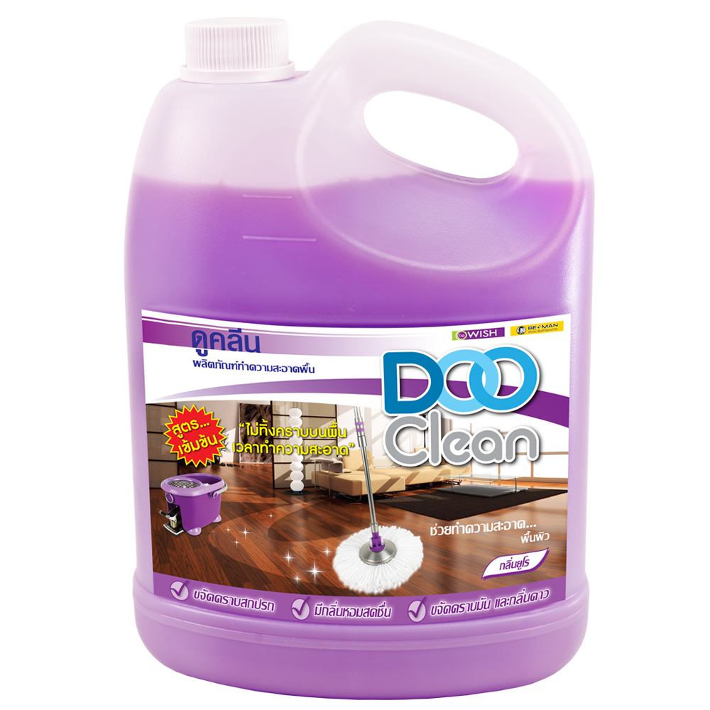 น้ำยาทำความสะอาดพื้น 4L DOO CLEAN (1204811)-1