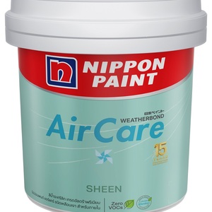 สีทาภายใน NIPPON PAINT AIR CARE BASE B ชนิดเนียน 2.5แกลลอน (1170710)