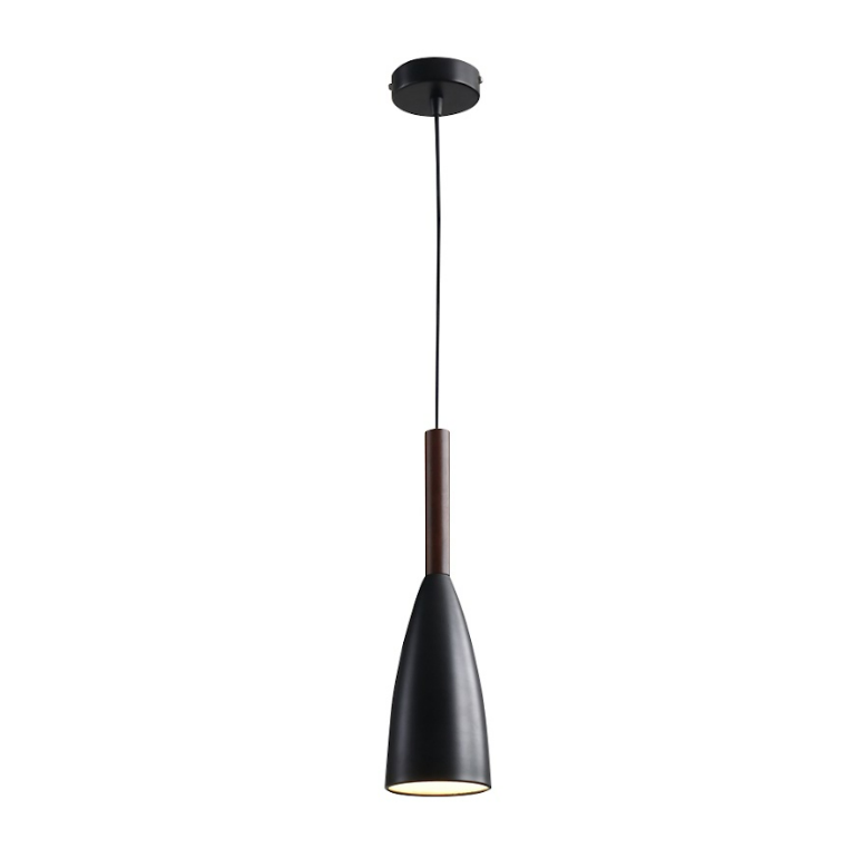โคมไฟระย้า โคมไฟแขวน LIGHTMOST 17651-1B ขั้วหลอด E14 1 หลอด ขนาด 40W สีดำ -1